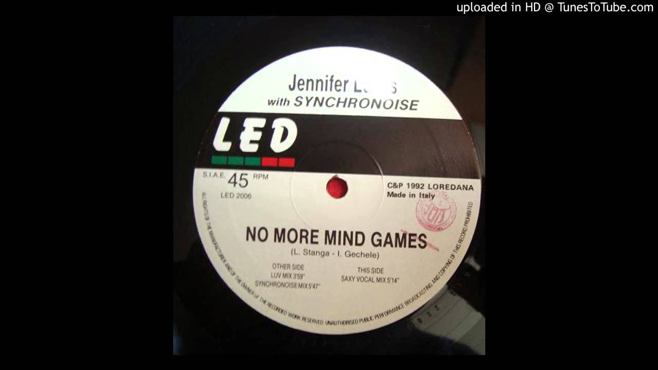 Jennifer Lukas with Synchronoise -- No More Mind Games (Saxy Vocal Mix)