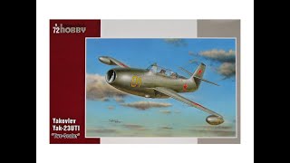 Yak-23 UTI 1:72 Special Hobby Scale Model Kit Review