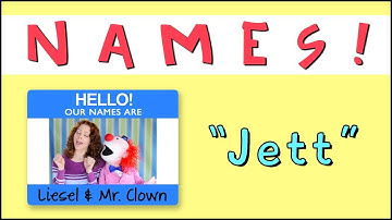 Learning Names with Mr. Clown: "Jett"