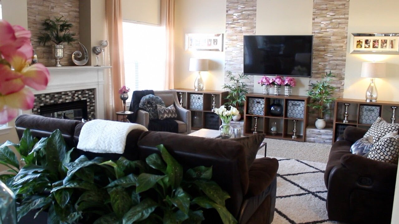 ♥ Glam Home ♥ Cozy and Glam Family Room Tour