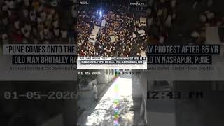 Massive Pune protests after 4yo killed. CM promises death penalty #pune #maharashtra #news #india
