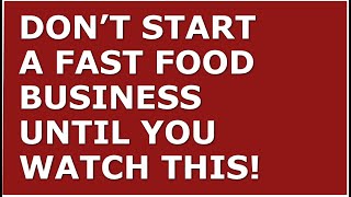 How to Start a Fast Food Business | Free Fast Food Business Plan Template Included