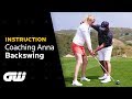 The PERFECT BACKSWING Explained | Michael Campbell Tips | Coaching Anna | Golfing World