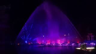 Китай фонтан шоу  с голограмма  2018