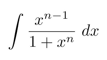 Integral of x^(n-1)/(1+x^n) (substitution)
