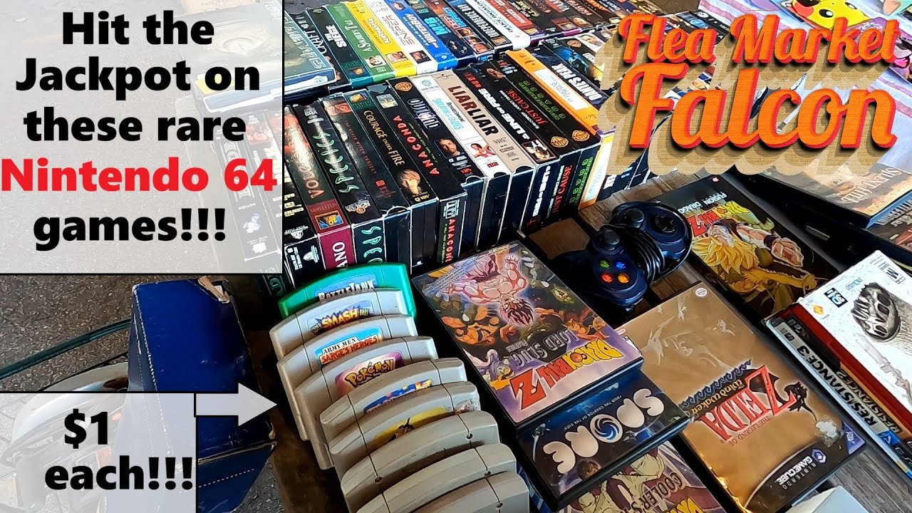 На блошином рынке найдены потрясающие игры для Nintendo 64 и Gamecube!