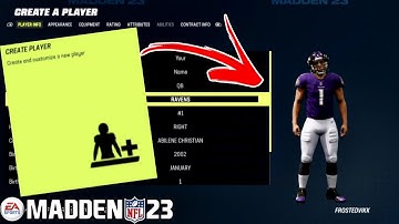 Hoe je je EIGEN speler creëert in de Madden 23 Franchise-modus!