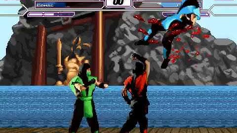 M.U.G.E.N Tag Match - Scorpion & Ermac vs Sub-Zero & Reptile