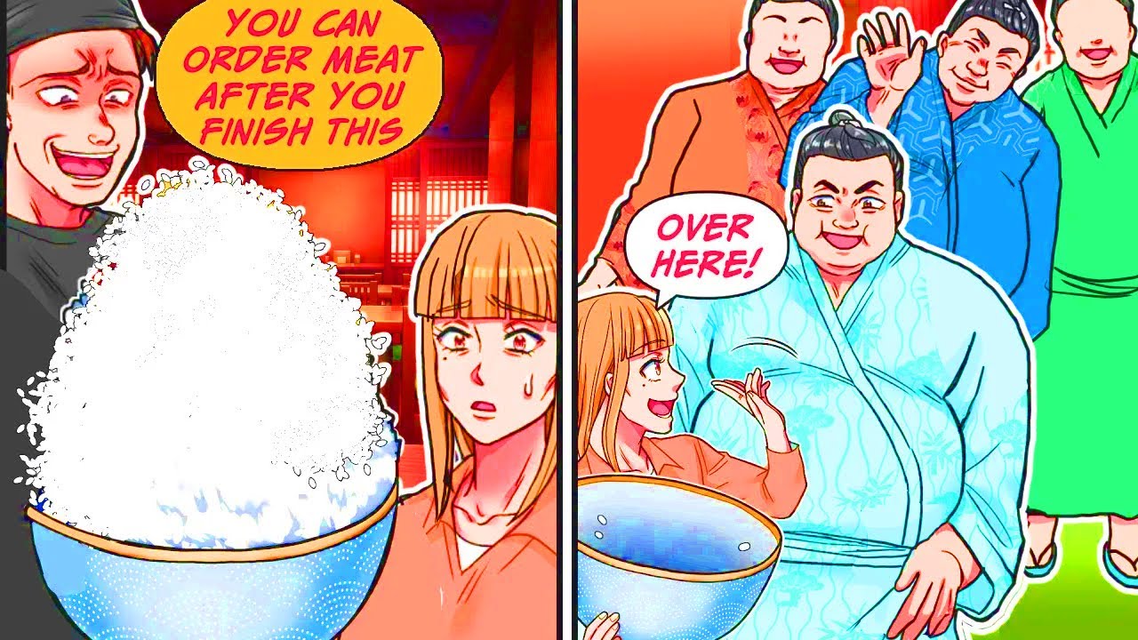 The all-you-can-eat barbecue restaurant said that I can only eat meat after I finish 7 lbs of rice