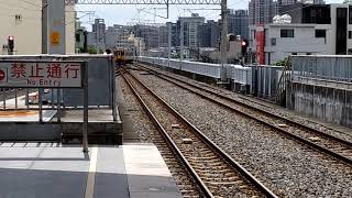 108.7.2下午1452往內灣1824次列車，竹中進站