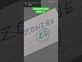 Zohibe🫶name logo design #shortsvideo By Ravi 💯