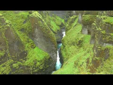 ICELAND fjadrargljufur canyon (hd-video)