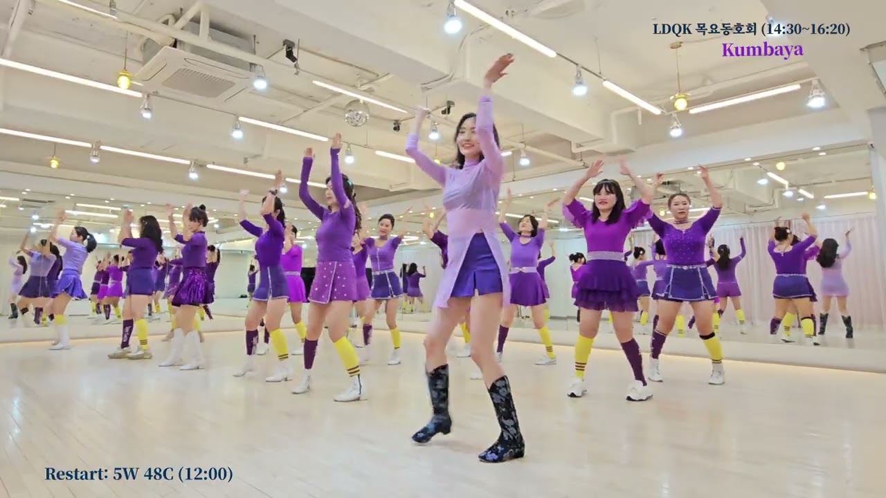 Kumbaya Line Dance l High Improver l Kumbaya Line Dance l Linedancequeen l Junghye Yoon
