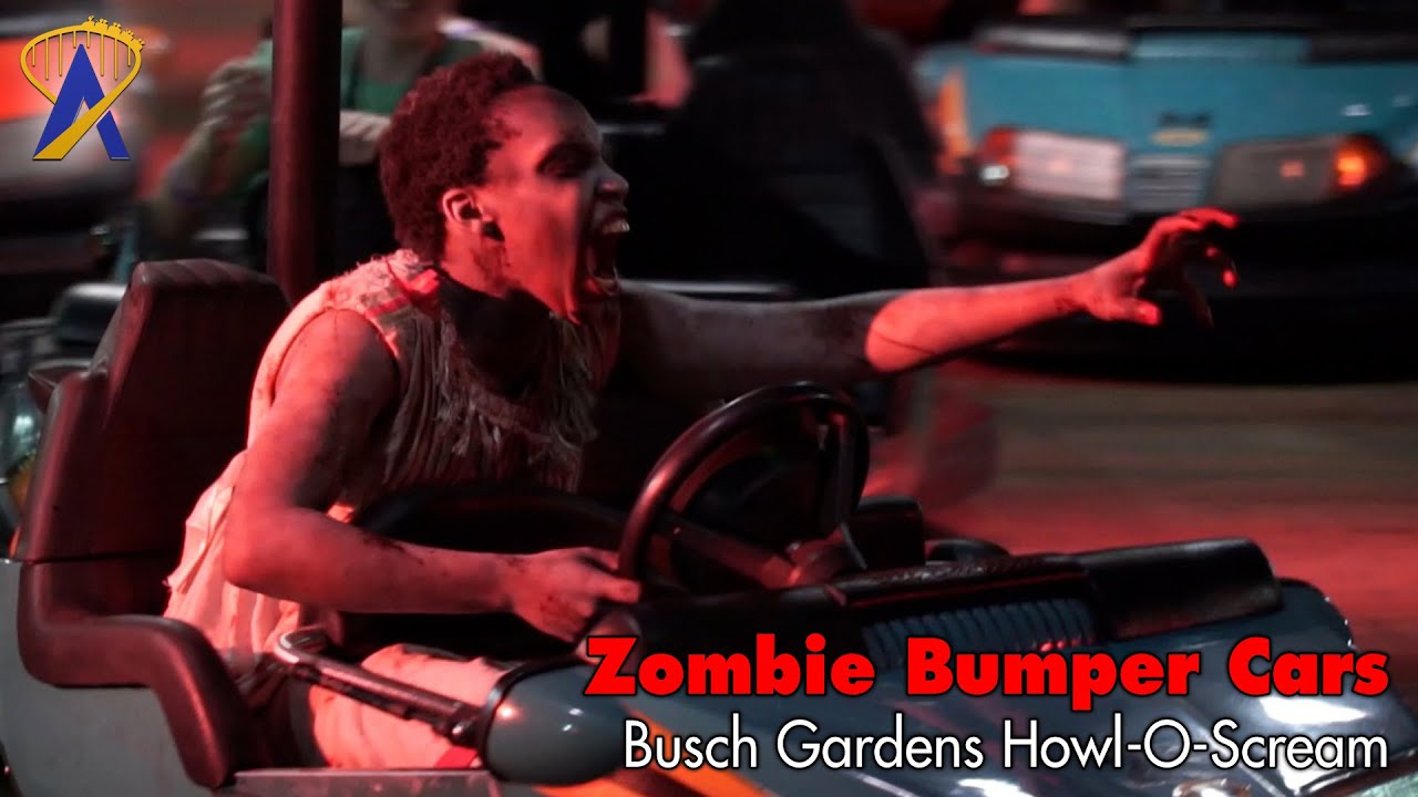 Zombie Bumper Cars at Howl O Scream Busch Gardens Tampa Zombie Bumper Cars at Howl O Scream Busch Gardens Tampa