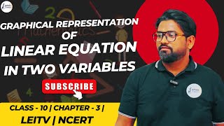 graphical method to solve linear equation 🤯🤯 | LEITV 😍 | chapter - 3 | #class10thmaths #faizsir