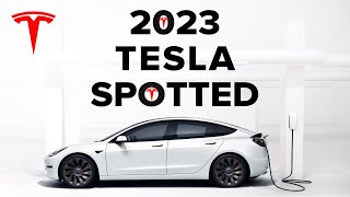 New 2023 Tesla Body Spotted Pre-Production | It's Not What You Think