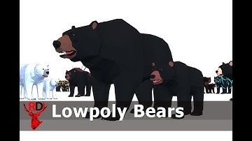 PolyArt Bear Animations