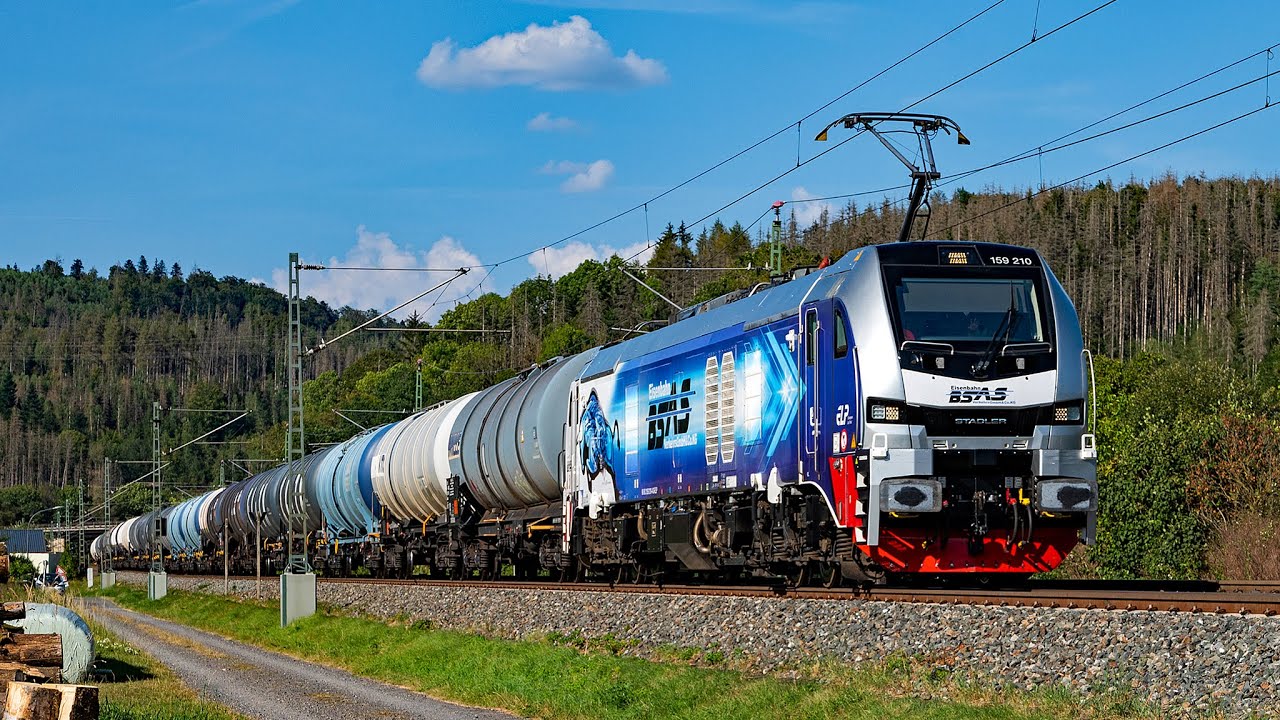LTE, Retrack VTG, LEG & BSAS Stadler EuroDual BR 159, TXL, ÖBB, Captrain uvm auf der Frankenwaldbahn
