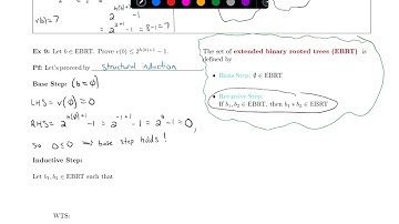 5.3.5 Structural Induction Rooted Trees Example - Discrete Math