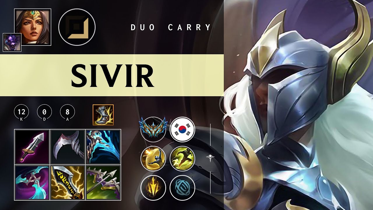 Sivir ADC vs Nilah - KR Challenger Patch 26.01