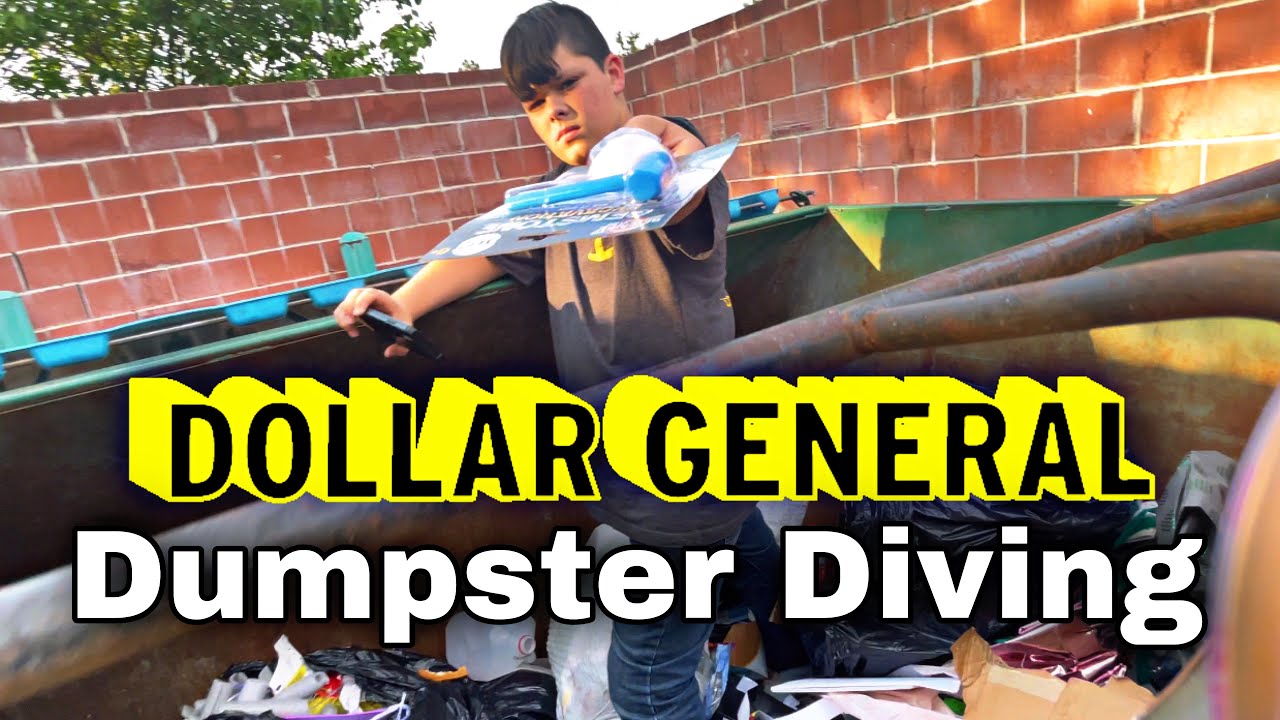 Dumpster Diving at Dollar General YouTube
