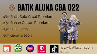 Baju Batik Couple Pria Dan Wanita Solo Danar Hadi Original Lengan Panjang Premium