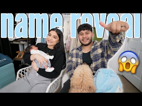 OUR BABY'S NAME REVEAL!!