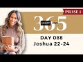Day 088 Joshua 22 24 Daily One Year Bible Study Audio Bible Reading With Commentary 