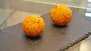 Arancini di Cous Cous con ragù di pesce spada