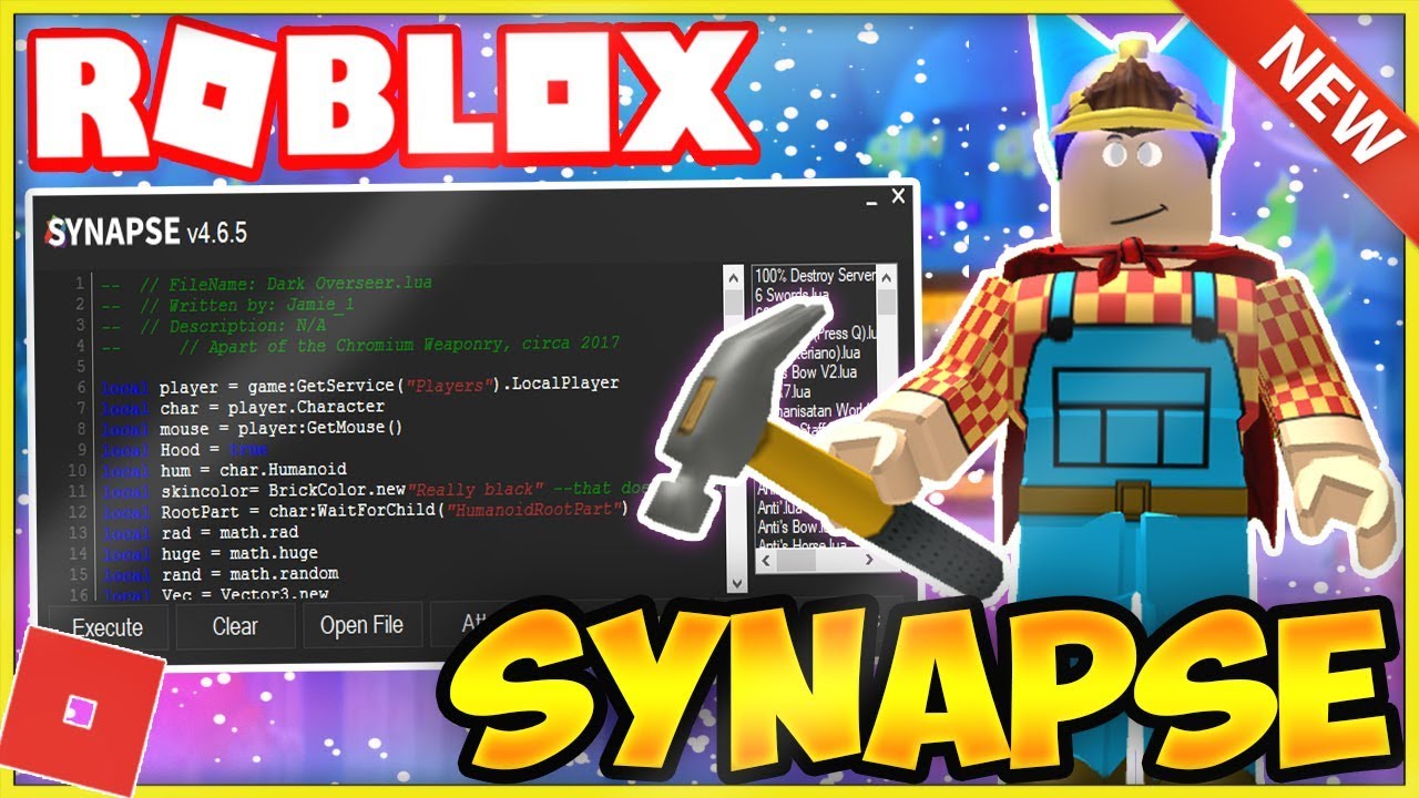 NEW* ROBLOX EXPLOIT/HACK: SYNAPSE [WORKS!] UNRESTRICTED LUA ... - 