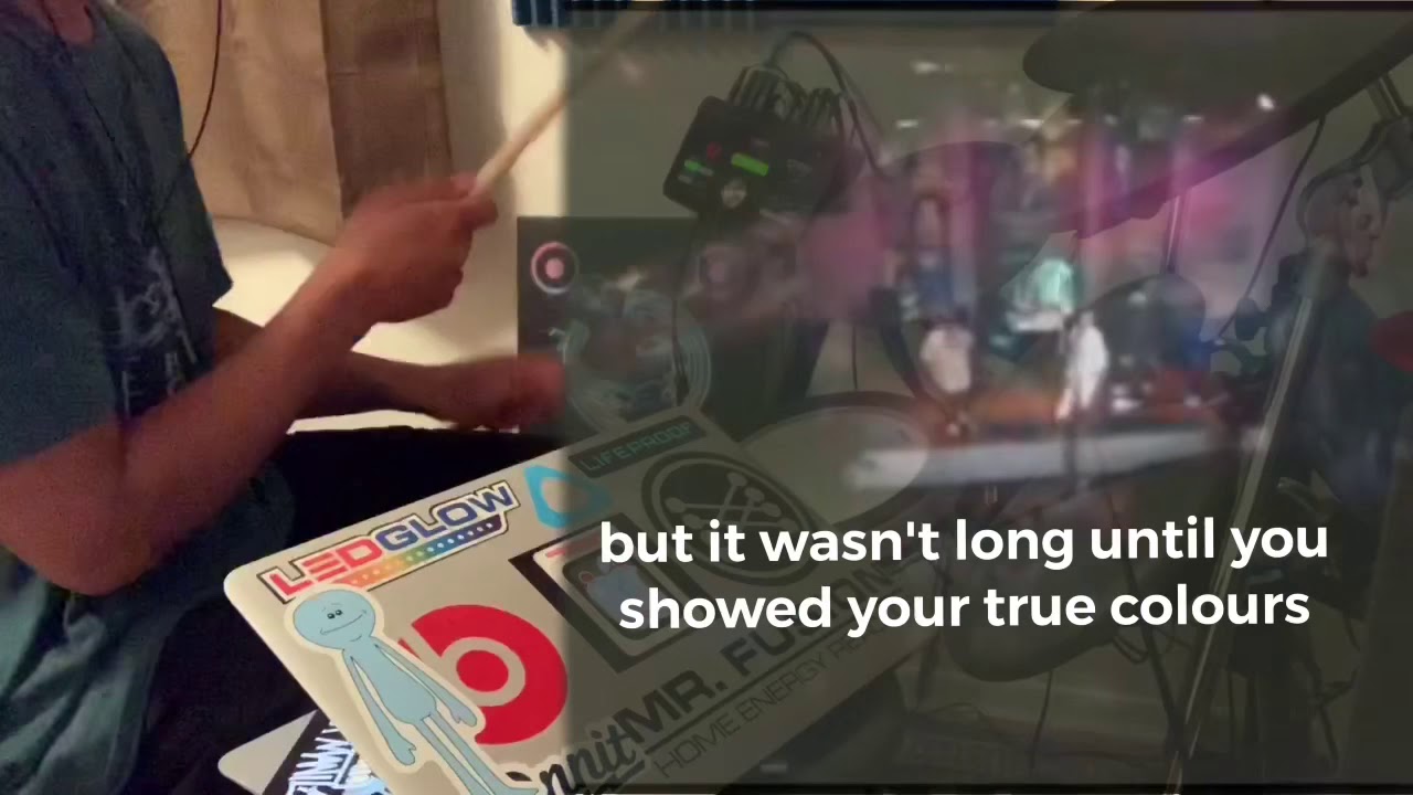 Stupid Love Drum Cover w/ English Sub Lyrics