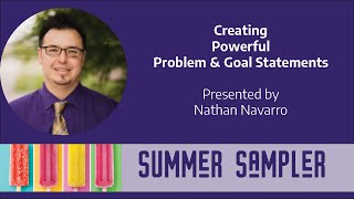 Creating Powerful Problem & Goal Statements