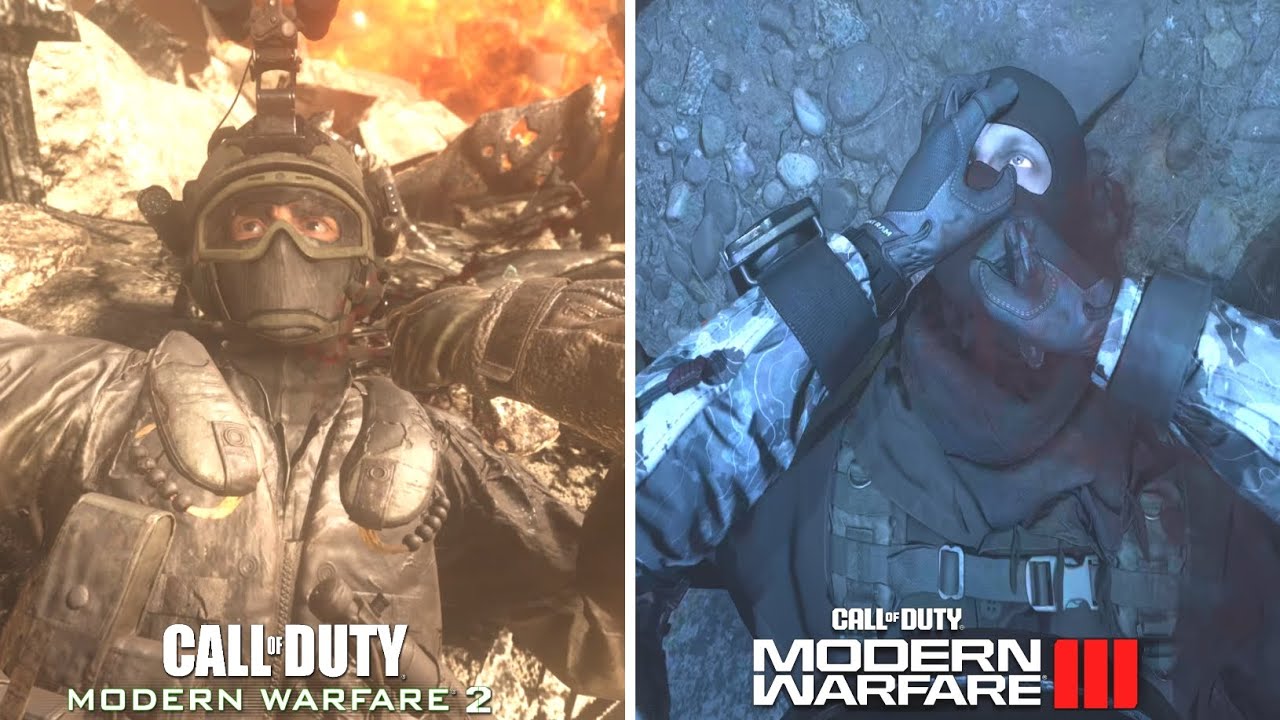 Kill Or Ignore Animations Comparison | OG COD Modern Warfare 2 vs COD ...