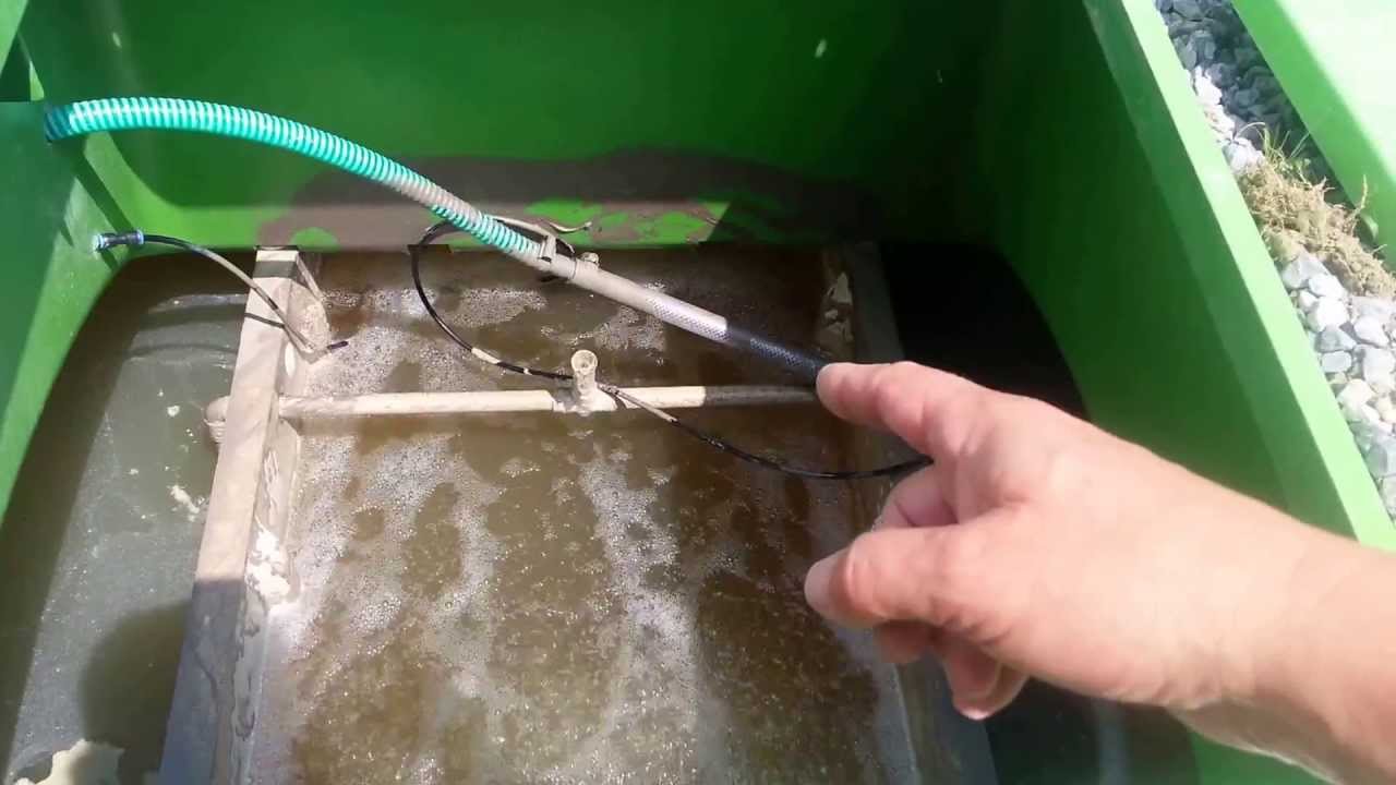 micro station épuration  Tricel avec compresseur déporté