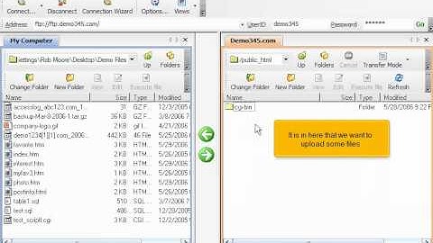 FTP - Uploading Files using WS_FTP