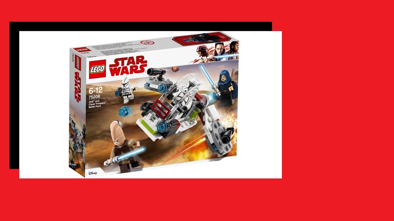 Lego Star Wars 75206 Jedi and Clone Troopers Battle Pack Speed Built ...