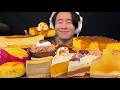 【ASMR】秋の新作スイーツを好きなだけ食べます🍠🌰🎃 モンブラン・チーズケーキ・かぼちゃタルト【咀嚼音/mukbang/Eating Sounds】