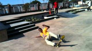 Sean kickflip double set to board snap