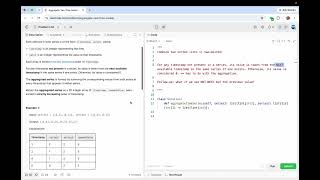 leetcode 4001  Aggregate Two Time Series | two pointer