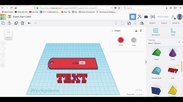 TinkerCAD Session: Basic Bookmark