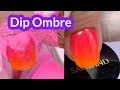 Ombre Dip Powder Nails Overlay | Saviland Review