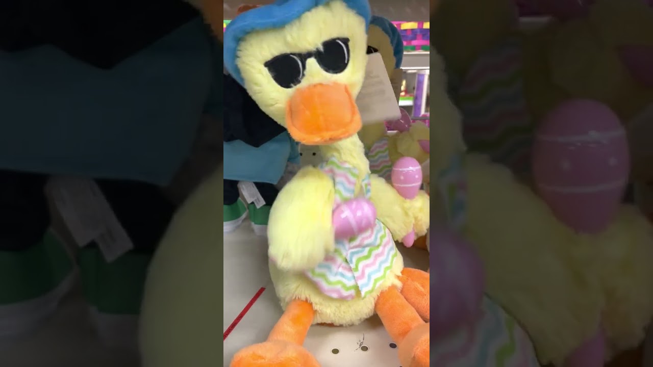 Yellow Plush Dancing Duck Hop Hop Hop 