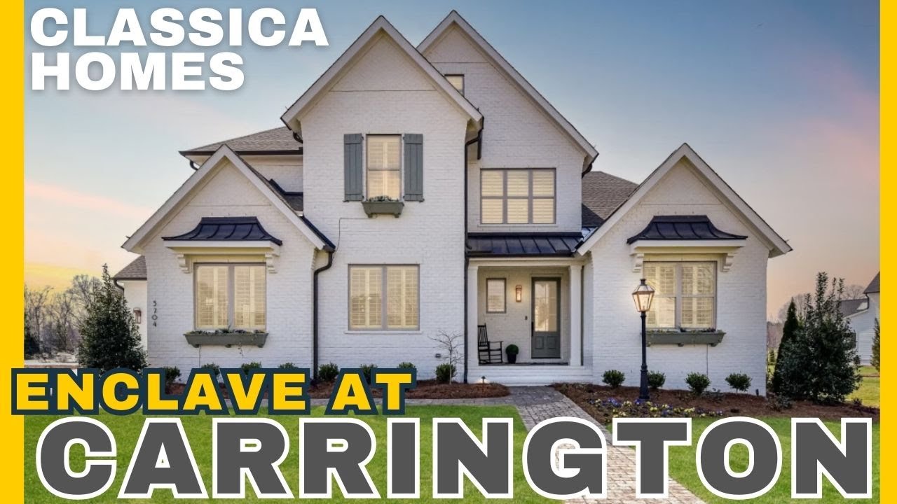 Classica Homes Building in Charlotte | Enclave at Carrington First Look