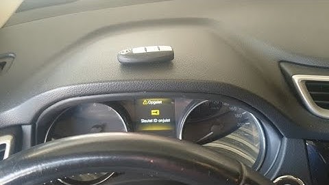 What to do if Nissan Qashqai smartkey is not recognized | Emergency procedure | 2021-4