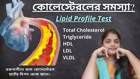 Lipid Profile Test In Bengali | Cholesterol Test Bangla #Cholesterol #Triglyceride #HDL #LDL #VLDL
