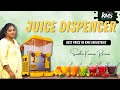 Juice Double Dispenser Manufacturing Company in Coimbatore - 9597872888 #kmsindustries #manufacture