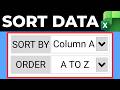 How To Sort Data In Excel
