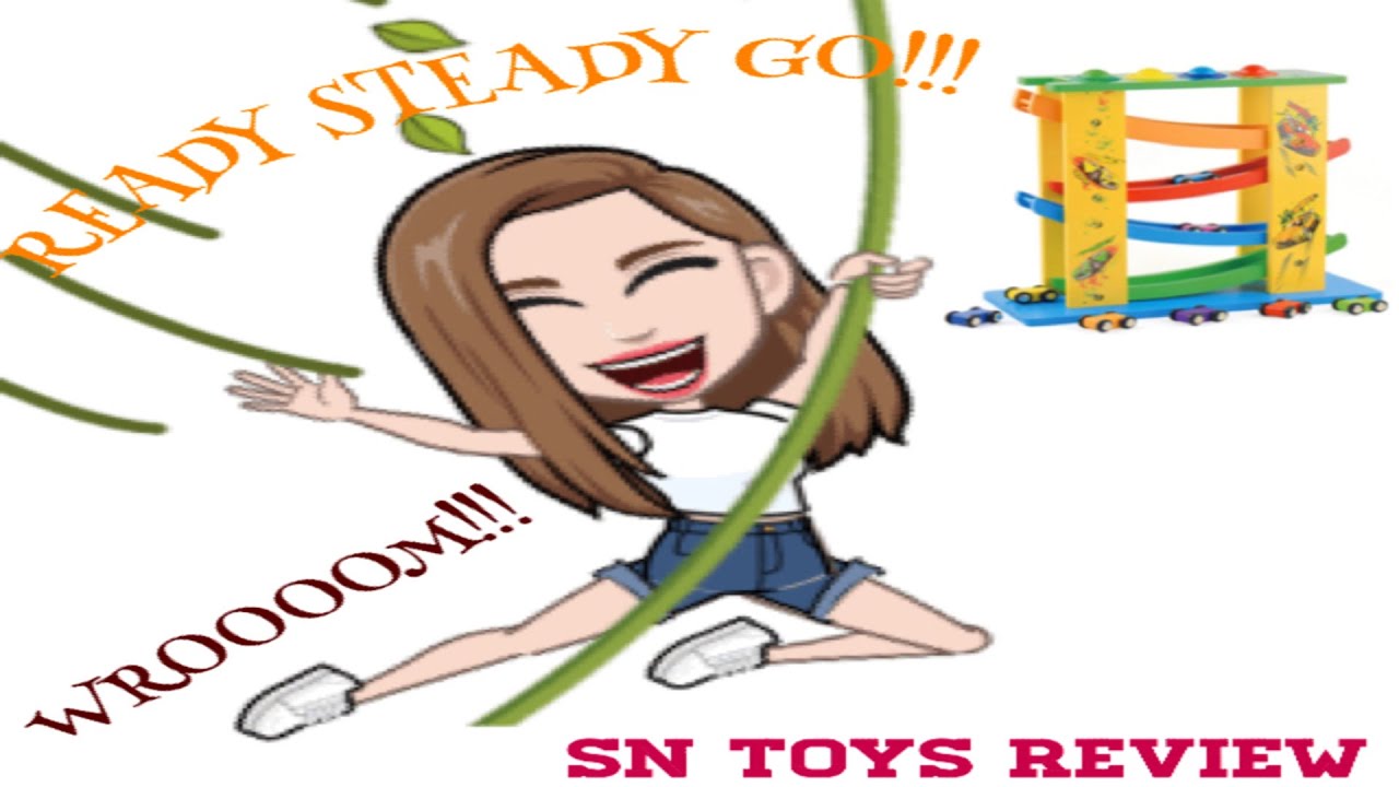 Wooden Zig Zag Car and Hammer the Ball Game Set.Wooden Slippery Slider Car(Avec sous-titre français)