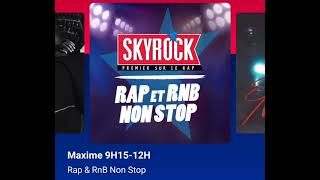 Rap & RnB Non Stop Avec Maxime Entre 9H15-12H Sur Skyrock 🎶