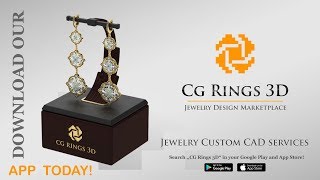 3D Chandelier Earring video